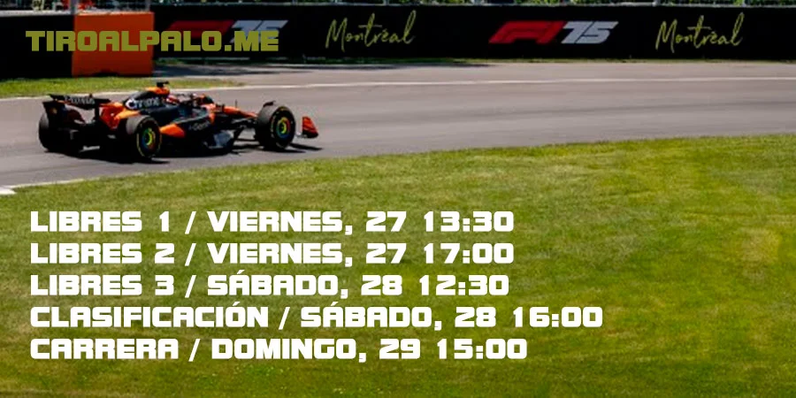 formula1 gpremio austria horarios 2025